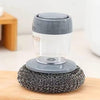 Soap Scrub Dispenser Brush Squeeze Suds